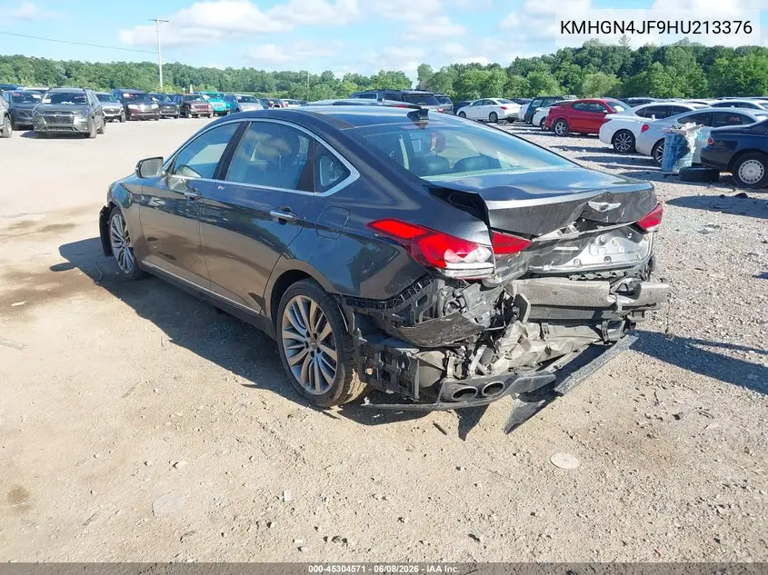 2017 Genesis G80 5.0 Ultimate VIN: KMHGN4JF9HU213376 Lot: 45304571