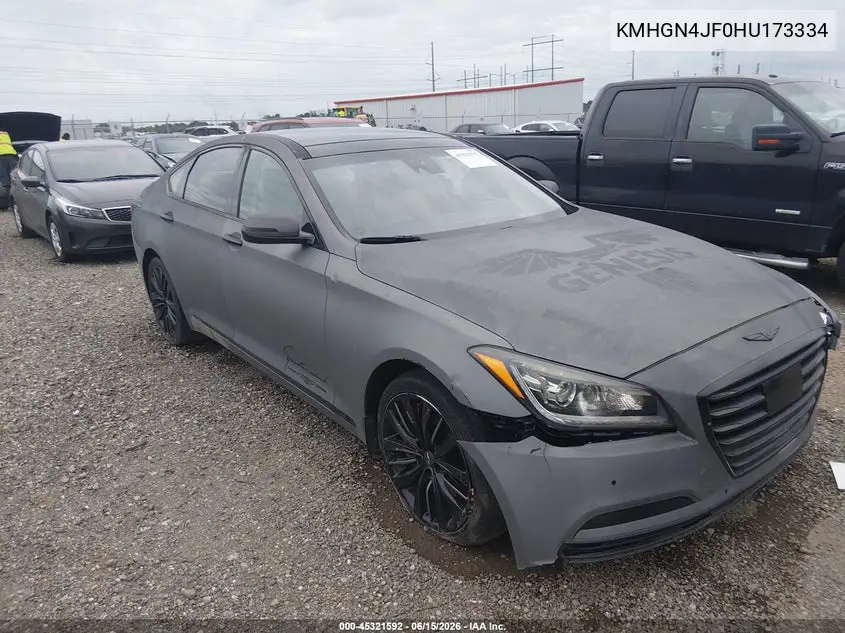 2017 Genesis G80 5.0 Ultimate VIN: KMHGN4JF0HU173334 Lot: 45321592