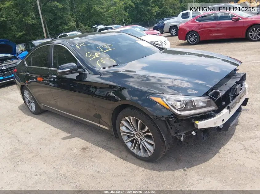 2017 Genesis G80 3.8 VIN: KMHGN4JE5HU210255 Lot: 45334107