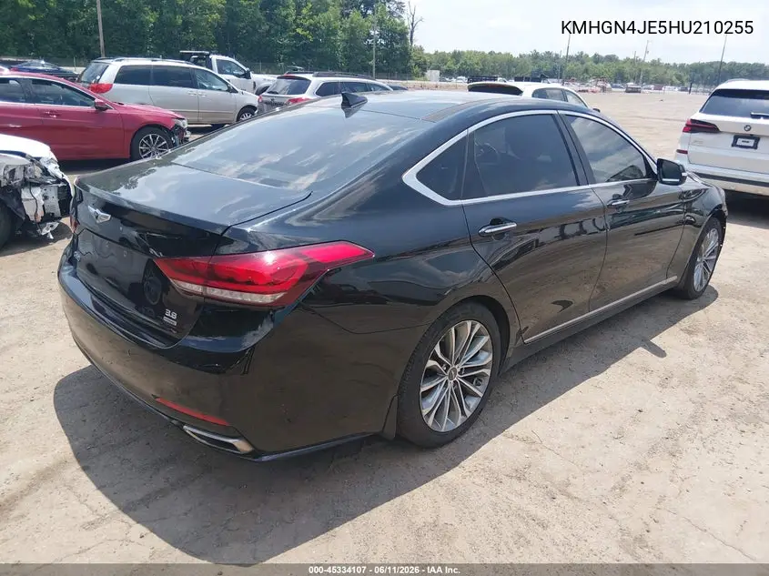 2017 Genesis G80 3.8 VIN: KMHGN4JE5HU210255 Lot: 45334107