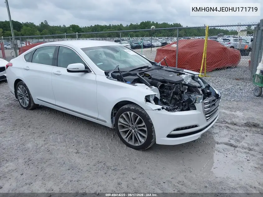 2017 Genesis G80 3.8 VIN: KMHGN4JE0HU171719 Lot: 45414223