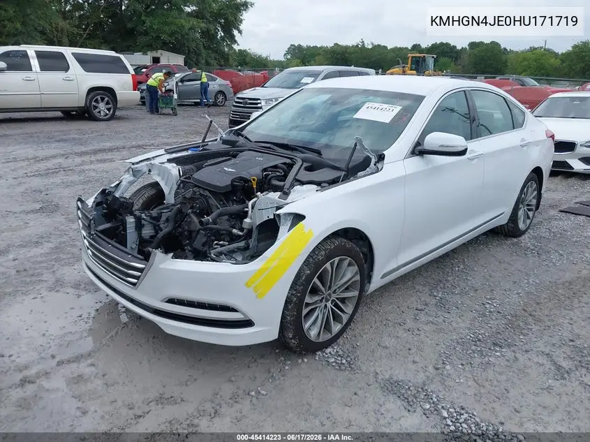 2017 Genesis G80 3.8 VIN: KMHGN4JE0HU171719 Lot: 45414223