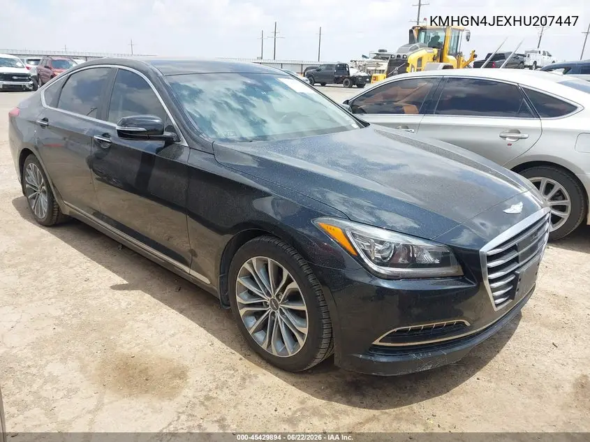 2017 Genesis G80 3.8 VIN: KMHGN4JEXHU207447 Lot: 45429894