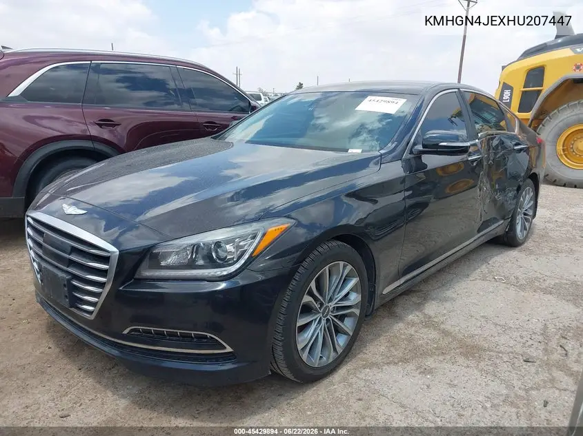 2017 Genesis G80 3.8 VIN: KMHGN4JEXHU207447 Lot: 45429894