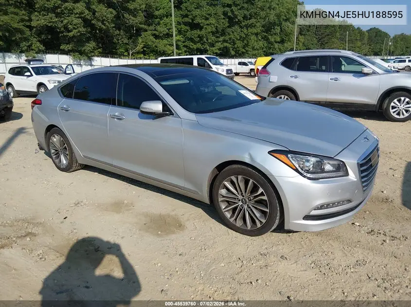 2017 Genesis G80 3.8 VIN: KMHGN4JE5HU188595 Lot: 45539760