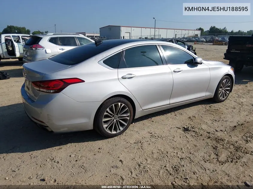 2017 Genesis G80 3.8 VIN: KMHGN4JE5HU188595 Lot: 45539760