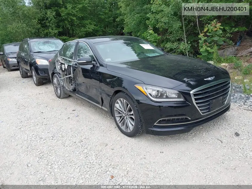 2017 Genesis G80 3.8 VIN: KMHGN4JE6HU200401 Lot: 45611862