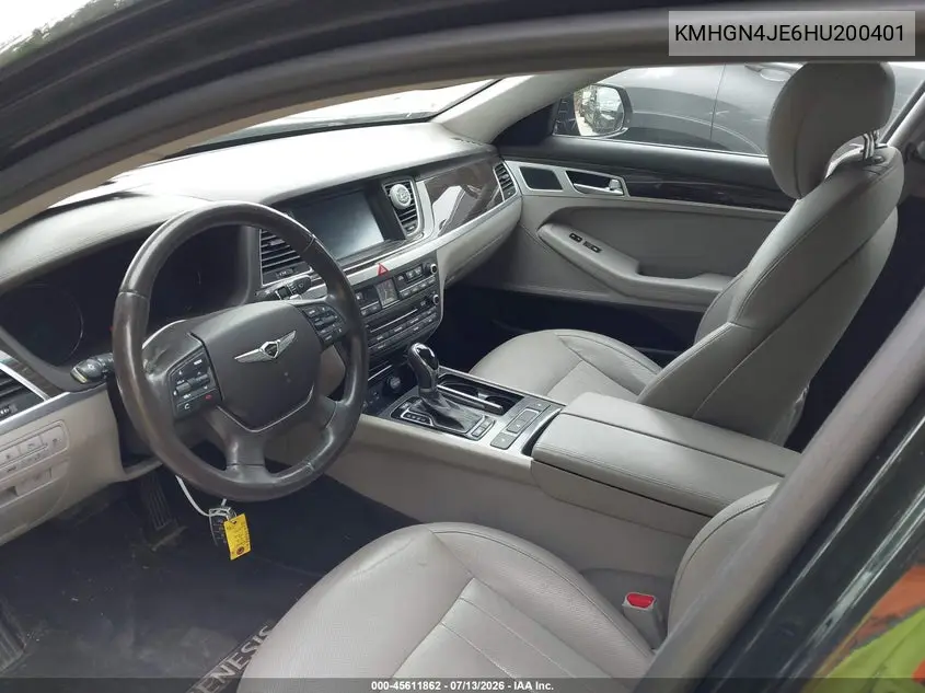 2017 Genesis G80 3.8 VIN: KMHGN4JE6HU200401 Lot: 45611862