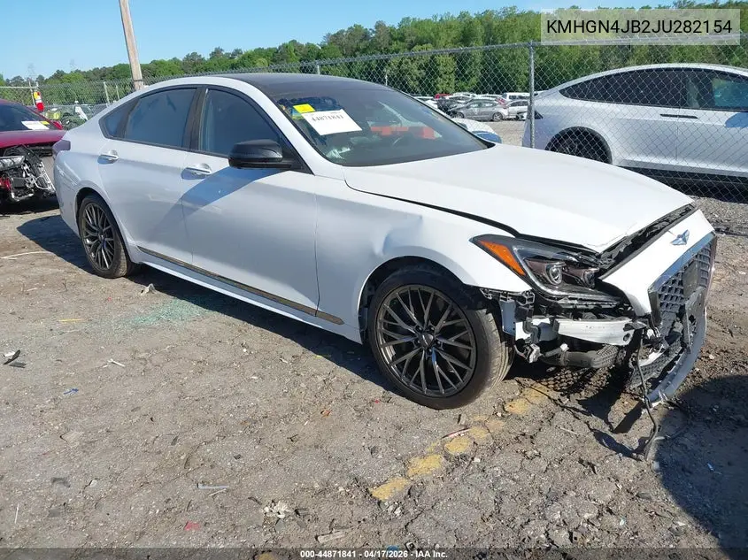 2018 Genesis G80 3.3T Sport VIN: KMHGN4JB2JU282154 Lot: 44871841