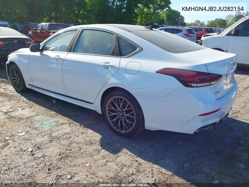 2018 Genesis G80 3.3T Sport VIN: KMHGN4JB2JU282154 Lot: 44871841
