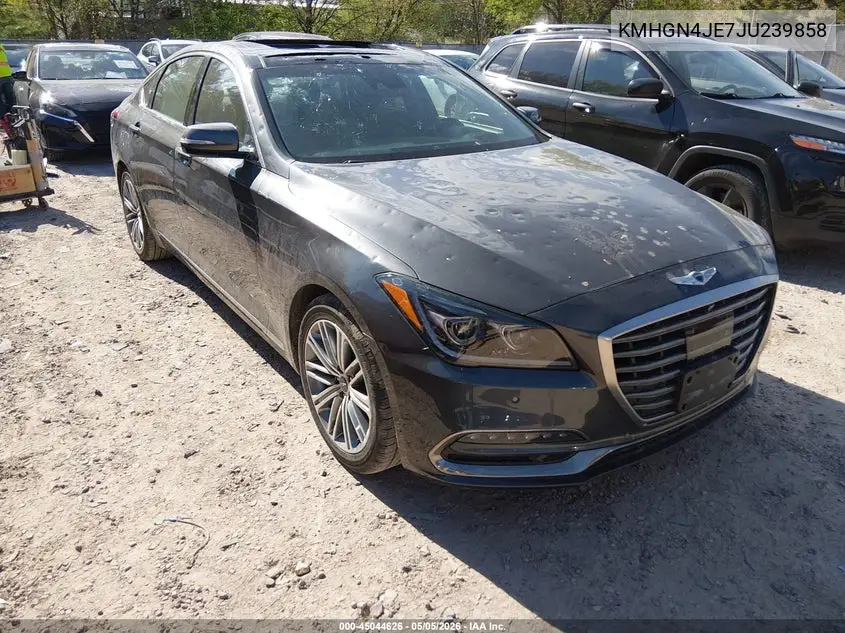 2018 Genesis G80 3.8 VIN: KMHGN4JE7JU239858 Lot: 45044626