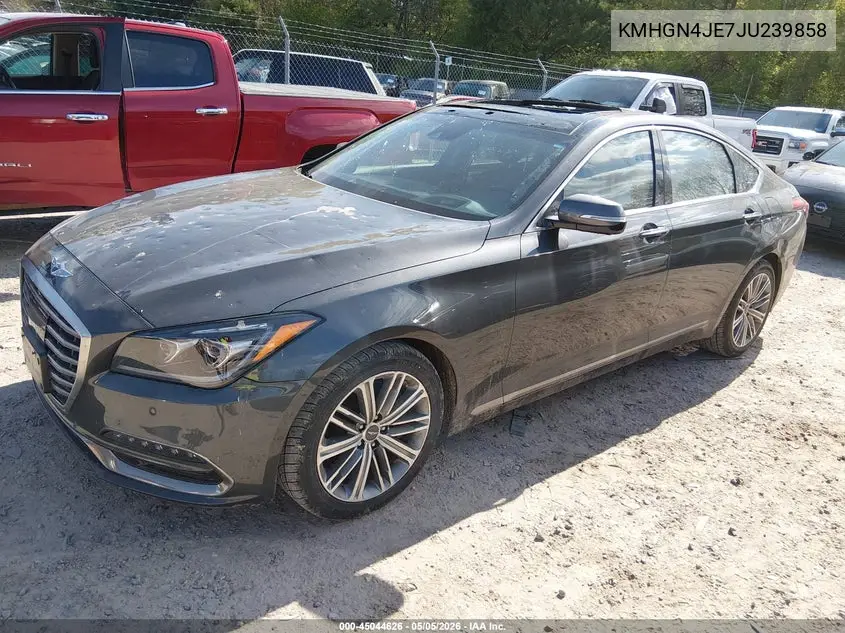 2018 Genesis G80 3.8 VIN: KMHGN4JE7JU239858 Lot: 45044626