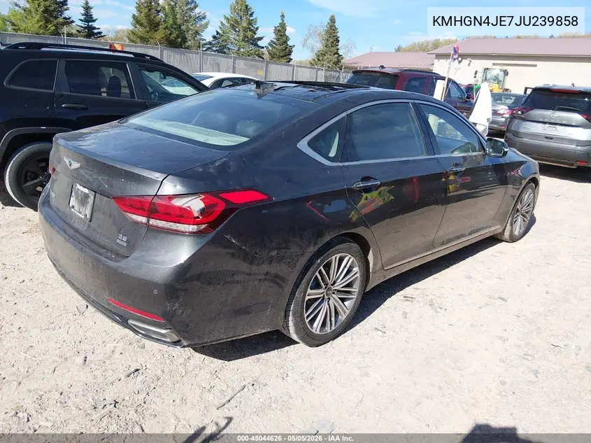 2018 Genesis G80 3.8 VIN: KMHGN4JE7JU239858 Lot: 45044626
