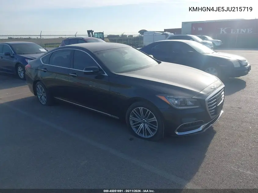 2018 Genesis G80 3.8 VIN: KMHGN4JE5JU215719 Lot: 45051891