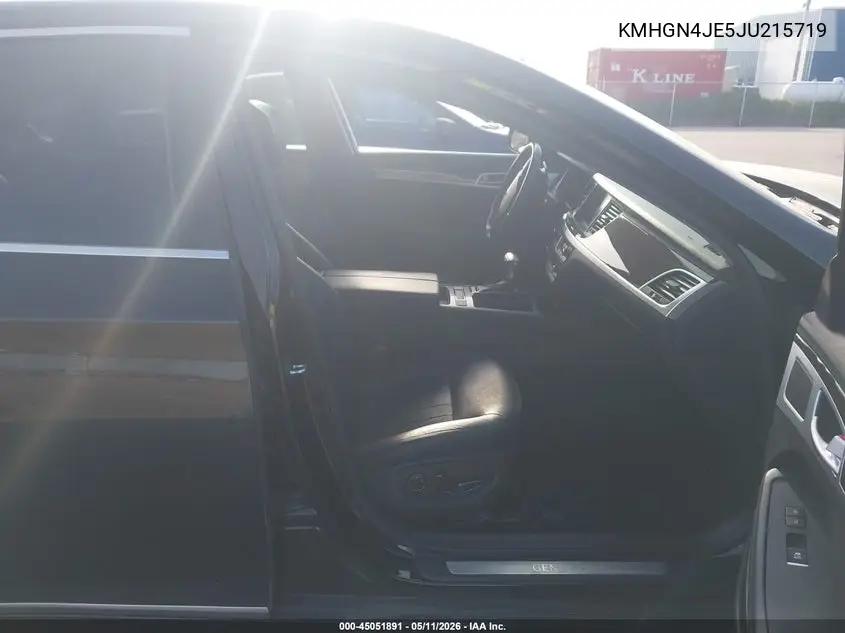 2018 Genesis G80 3.8 VIN: KMHGN4JE5JU215719 Lot: 45051891