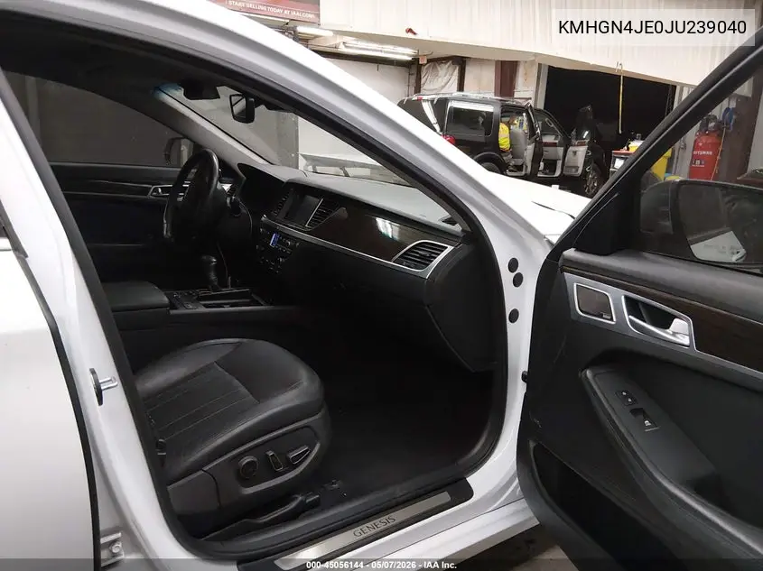 2018 Genesis G80 3.8 VIN: KMHGN4JE0JU239040 Lot: 45056144