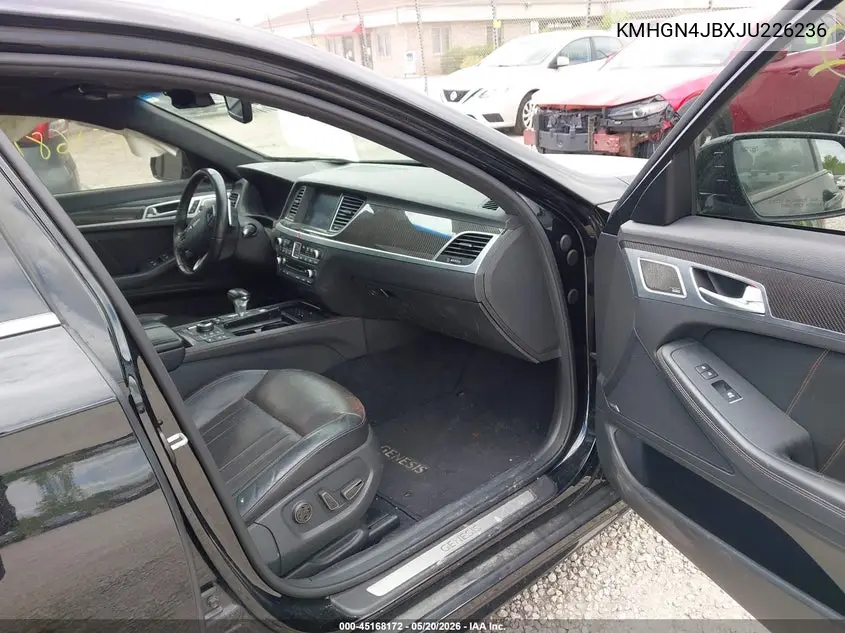 2018 Genesis G80 3.3T Sport VIN: KMHGN4JBXJU226236 Lot: 45168172