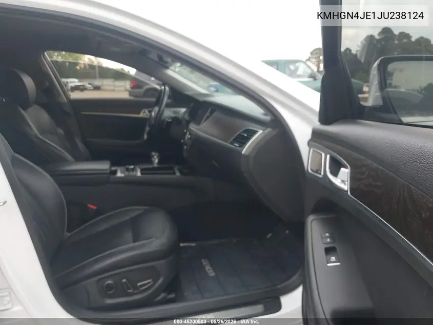 2018 Genesis G80 3.8 VIN: KMHGN4JE1JU238124 Lot: 45200503