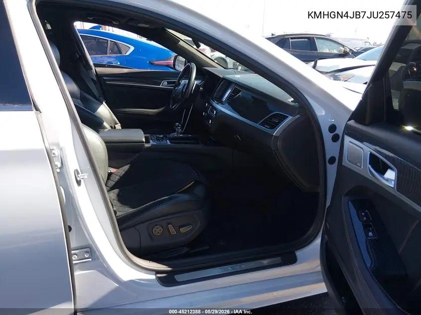 2018 Genesis G80 3.3T Sport VIN: KMHGN4JB7JU257475 Lot: 45212388