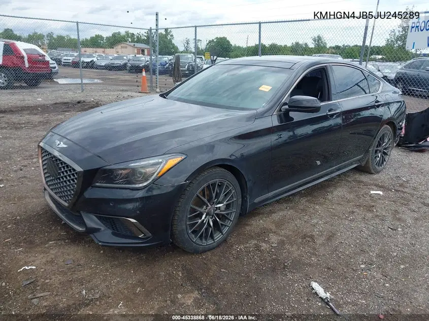 2018 Genesis G80 3.3T Sport VIN: KMHGN4JB5JU245289 Lot: 45338868