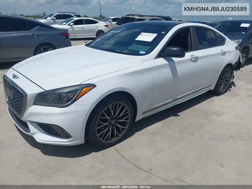2018 Genesis G80 3.3T Sport VIN: KMHGN4JB8JU230589 Lot: 45344157