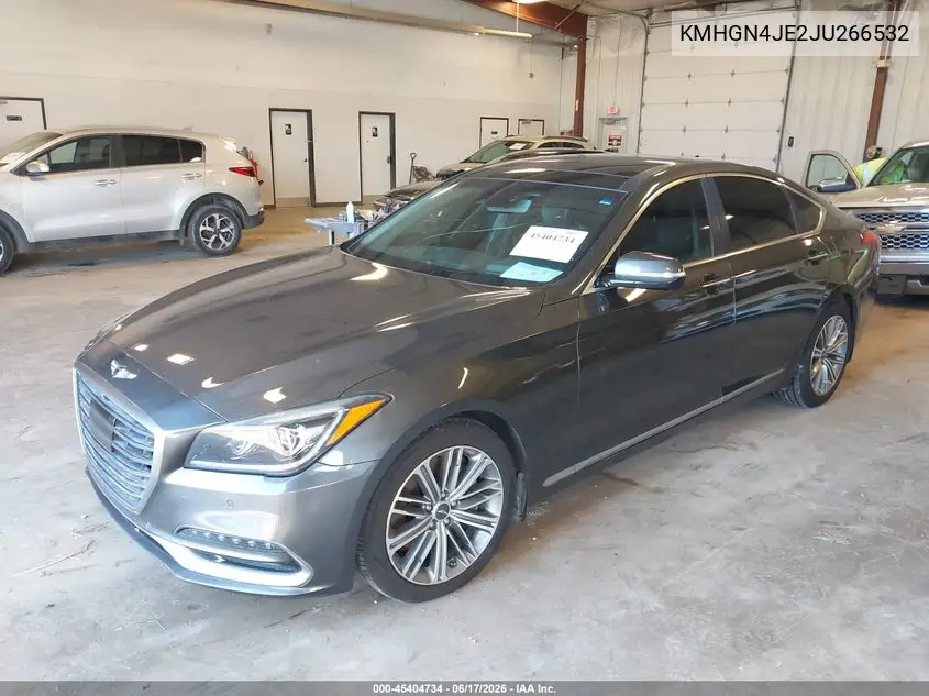 2018 Genesis G80 3.8 VIN: KMHGN4JE2JU266532 Lot: 45404734