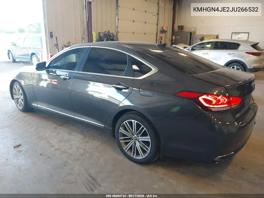 2018 Genesis G80 3.8 VIN: KMHGN4JE2JU266532 Lot: 45404734