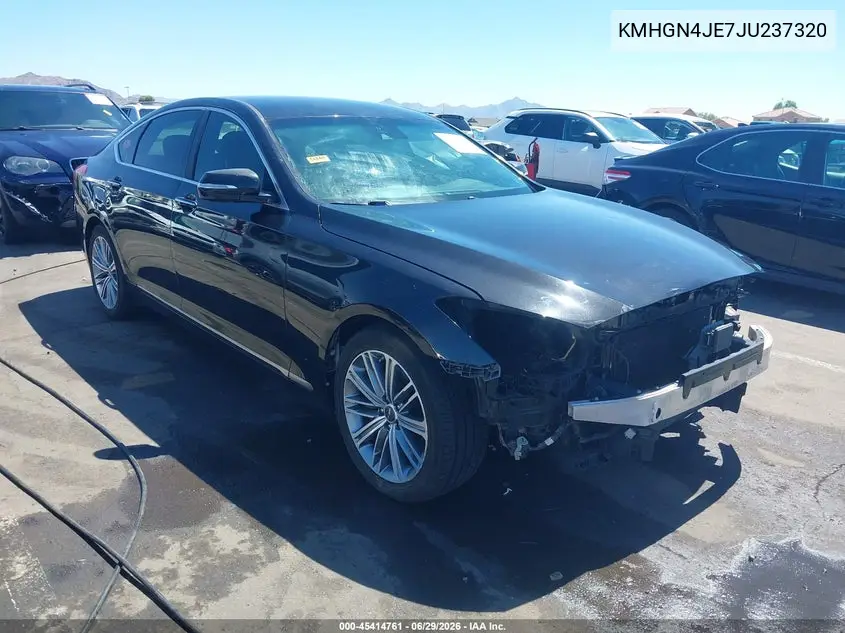 2018 Genesis G80 3.8 VIN: KMHGN4JE7JU237320 Lot: 45414761