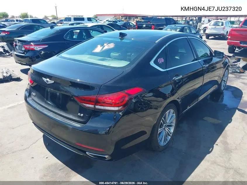 2018 Genesis G80 3.8 VIN: KMHGN4JE7JU237320 Lot: 45414761