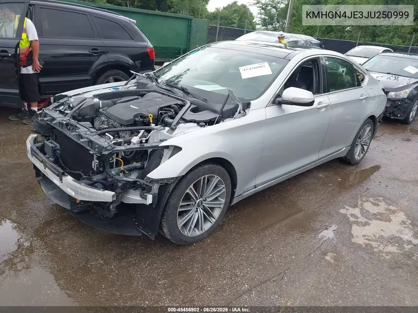 2018 Genesis G80 3.8 VIN: KMHGN4JE3JU250999 Lot: 45456902