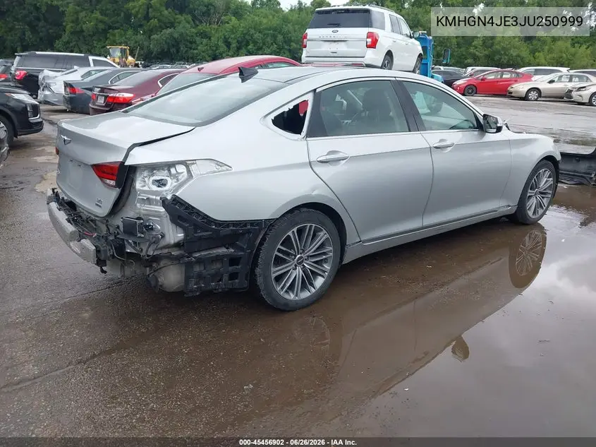 2018 Genesis G80 3.8 VIN: KMHGN4JE3JU250999 Lot: 45456902