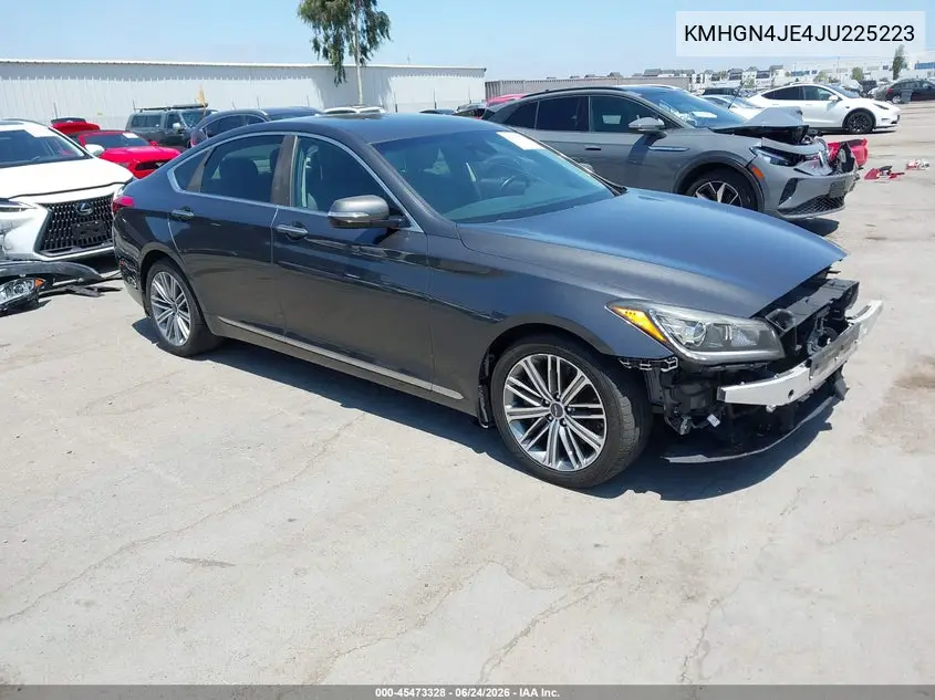 2018 Genesis G80 3.8 VIN: KMHGN4JE4JU225223 Lot: 45473328