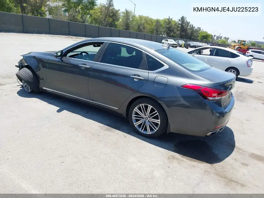 2018 Genesis G80 3.8 VIN: KMHGN4JE4JU225223 Lot: 45473328