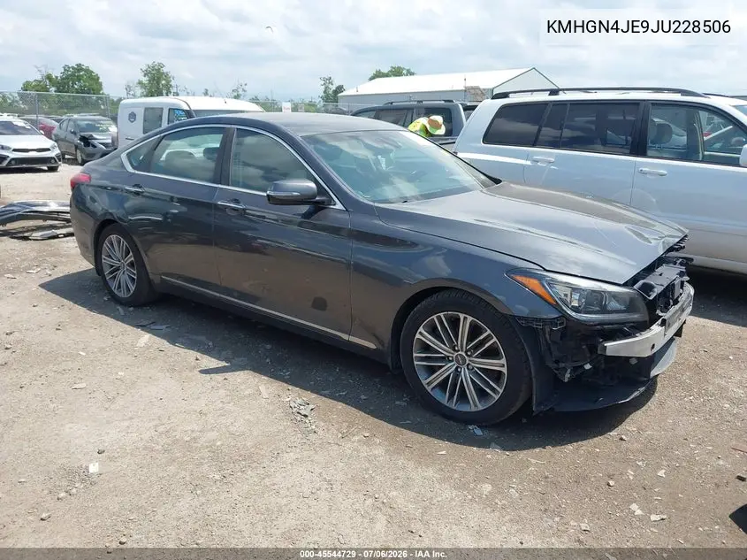 2018 Genesis G80 3.8 VIN: KMHGN4JE9JU228506 Lot: 45544729