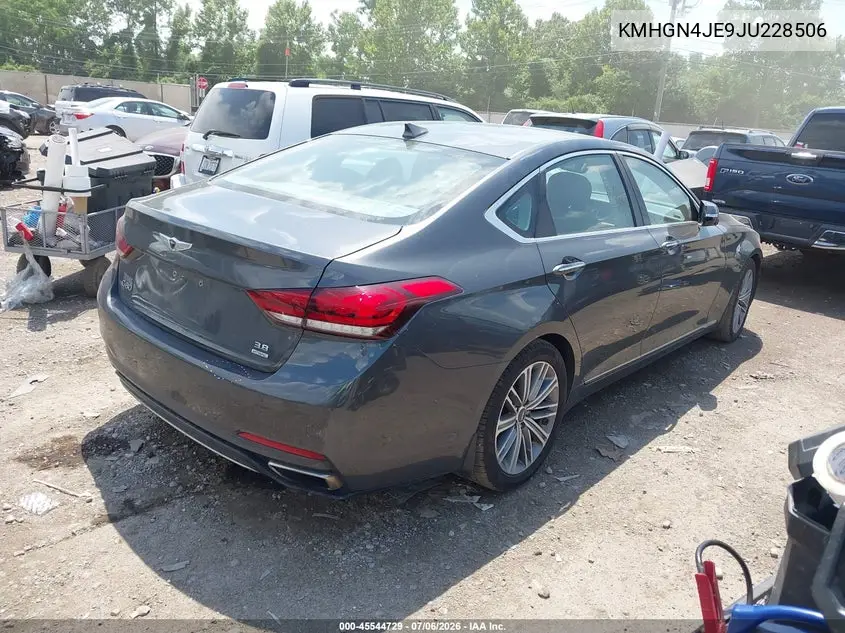 2018 Genesis G80 3.8 VIN: KMHGN4JE9JU228506 Lot: 45544729