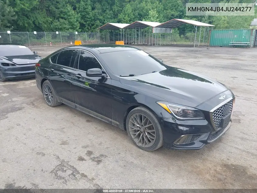 2018 Genesis G80 3.3T Sport VIN: KMHGN4JB4JU244277 Lot: 45555188