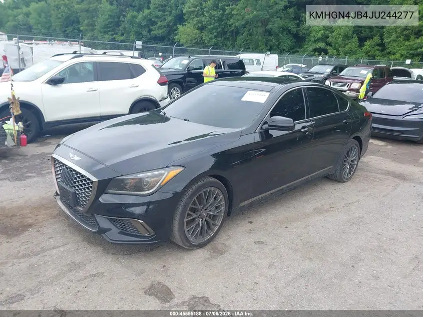 2018 Genesis G80 3.3T Sport VIN: KMHGN4JB4JU244277 Lot: 45555188