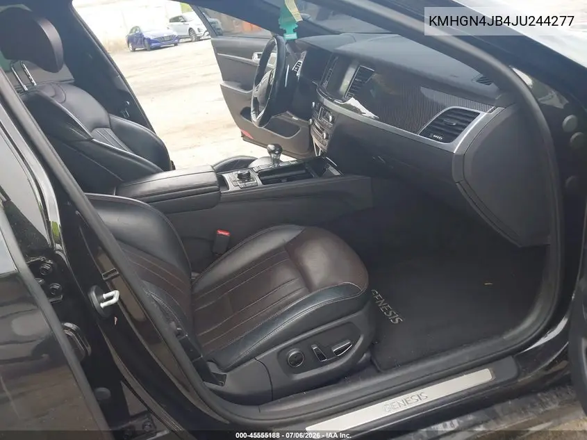 2018 Genesis G80 3.3T Sport VIN: KMHGN4JB4JU244277 Lot: 45555188