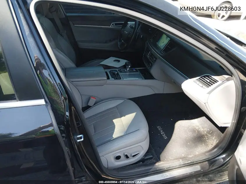 2018 Genesis G80 5.0 Ultimate VIN: KMHGN4JF6JU228603 Lot: 45585954