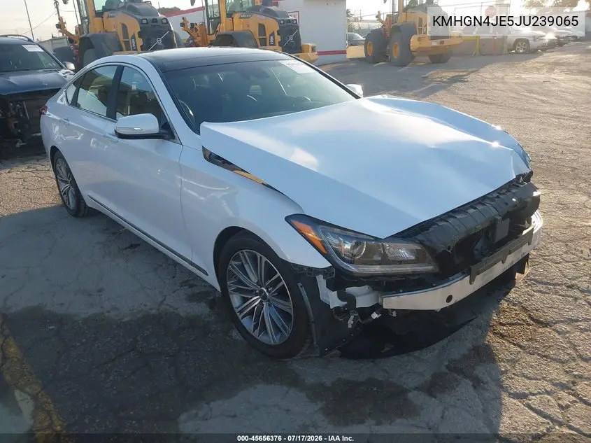 2018 Genesis G80 3.8 VIN: KMHGN4JE5JU239065 Lot: 45656376