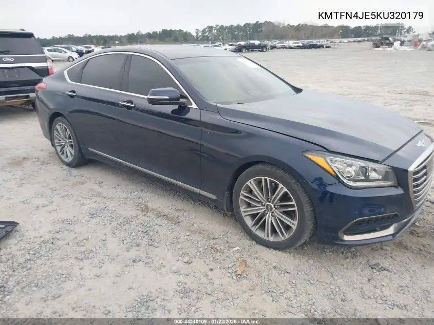2019 Genesis G80 3.8 VIN: KMTFN4JE5KU320179 Lot: 44240109