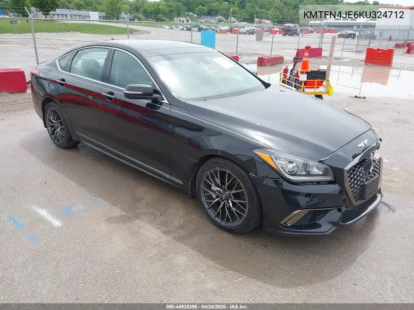 2019 Genesis G80 3.8 VIN: KMTFN4JE6KU324712 Lot: 44935396