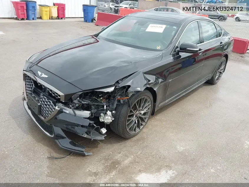 2019 Genesis G80 3.8 VIN: KMTFN4JE6KU324712 Lot: 44935396
