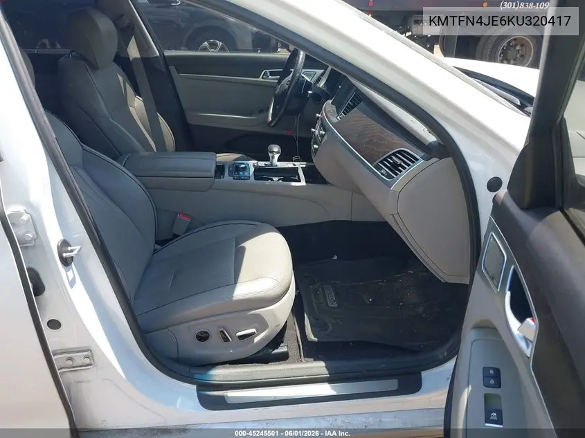2019 Genesis G80 3.8 VIN: KMTFN4JE6KU320417 Lot: 45245501