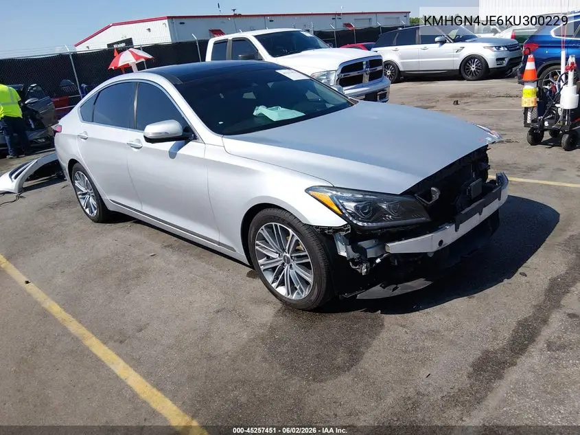 2019 Genesis G80 3.8 VIN: KMHGN4JE6KU300229 Lot: 45257451