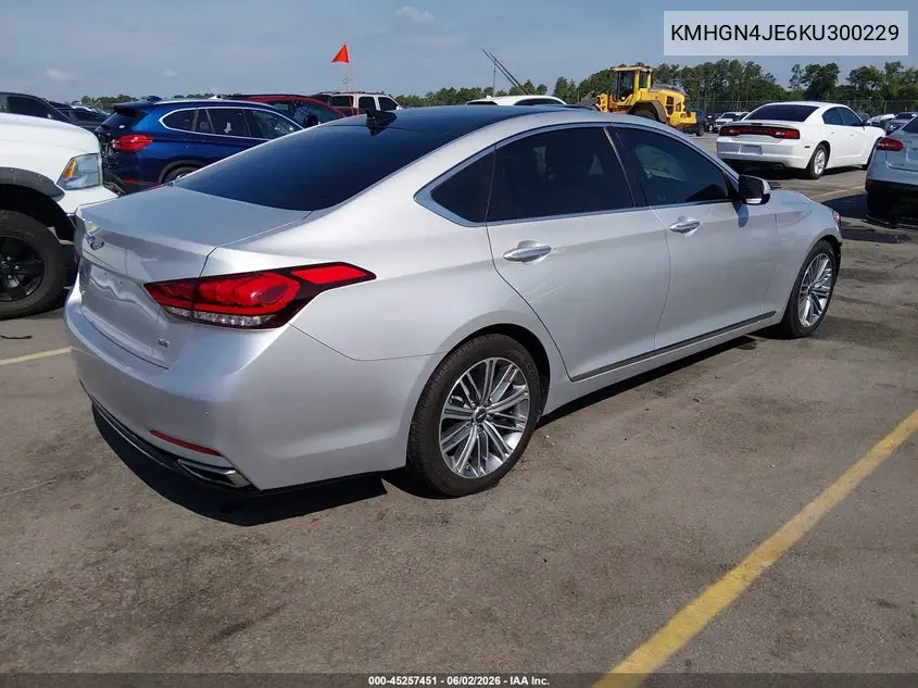 2019 Genesis G80 3.8 VIN: KMHGN4JE6KU300229 Lot: 45257451