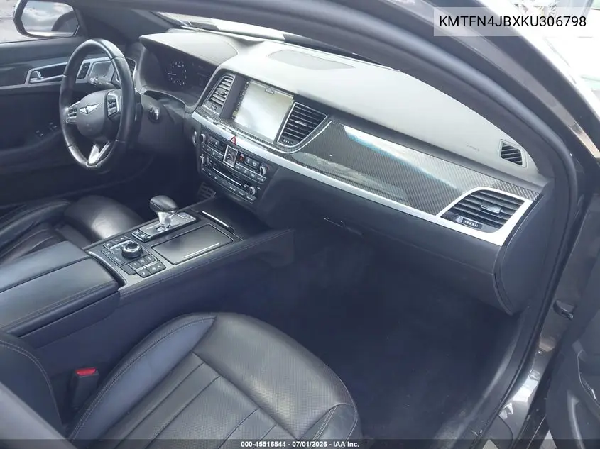 2019 Genesis G80 3.3T Sport VIN: KMTFN4JBXKU306798 Lot: 45516544