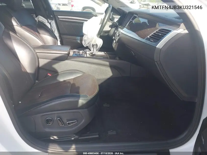 2019 Genesis G80 3.3T Sport VIN: KMTFN4JB3KU321546 Lot: 45603456