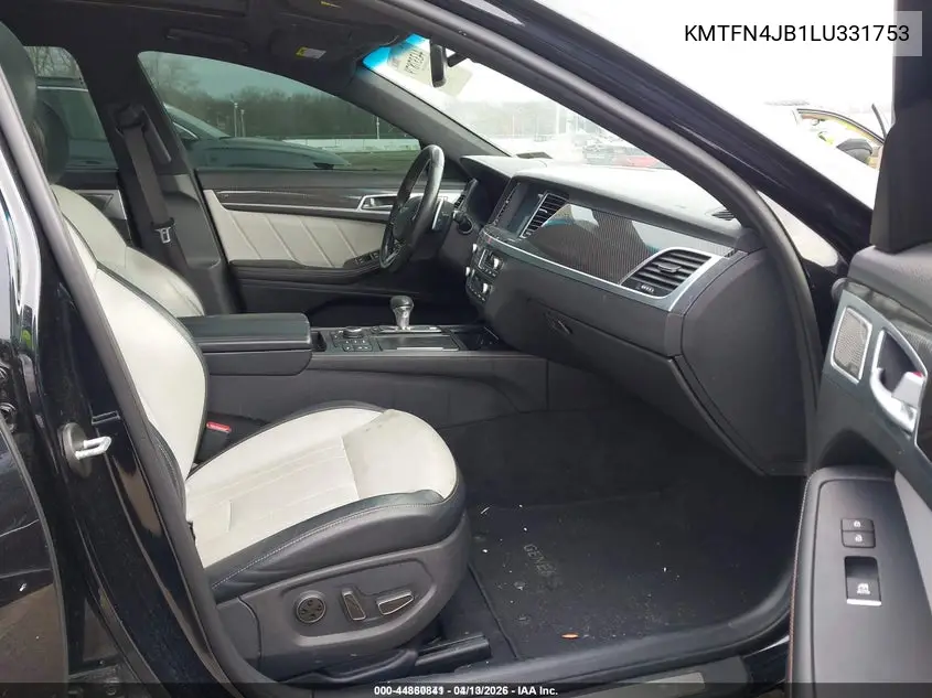 2020 Genesis G80 3.3T Sport Awd VIN: KMTFN4JB1LU331753 Lot: 44860841
