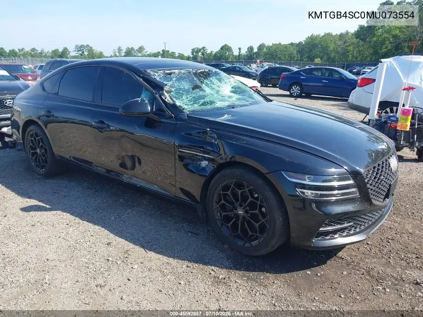 2021 Genesis G80 2.5T Rwd VIN: KMTGB4SC0MU073554 Lot: 45592657